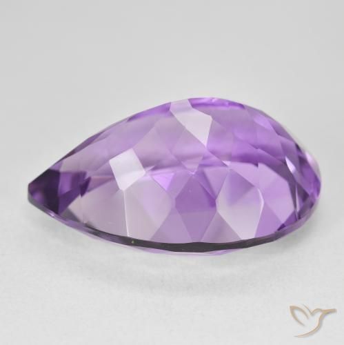 Best Pear Shaped Amethyst for a Pendant | Large Size, AAA Color