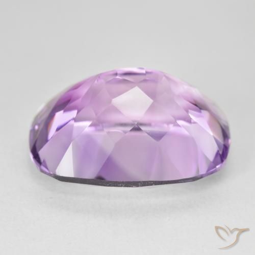 Amethyst Gemstone in 20 x 15 mm (calibrated) Size for Sale, Amethyst Stone in Medium Pink Violet Color