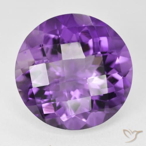 18.89ct Natural Vivid Violet Amethyst, Round, VVS