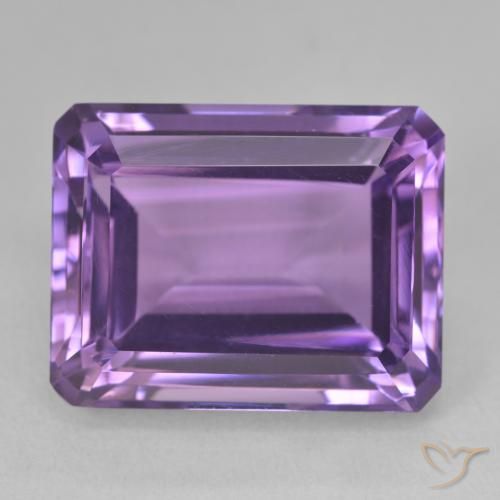20.04ct Natural Intense Violet Amethyst, Emerald Cut, VVS-VS