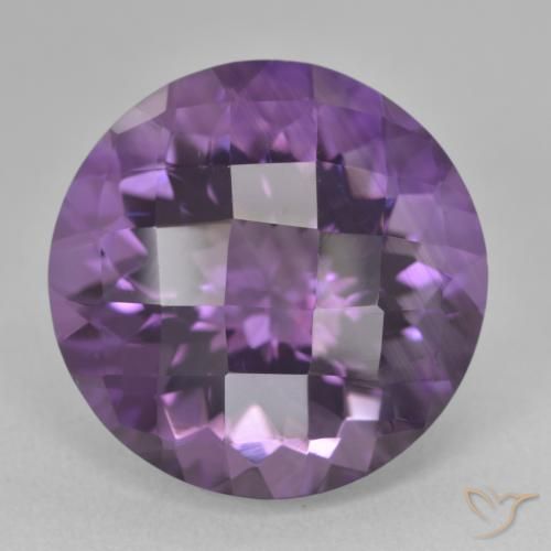 19.60ct Natural Medium Violet Amethyst, Round, VVS-VS