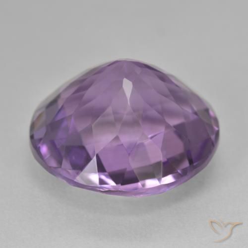 Amethyst Gemstone in 18 mm (calibrated) Size for Sale, Amethyst Stone in Medium Violet Color