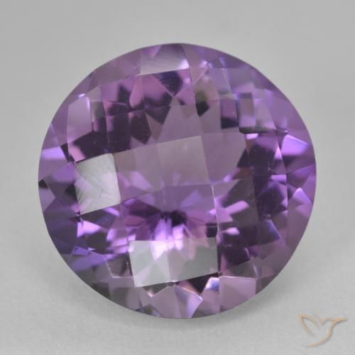 18.19ct Natural Medium Violet Amethyst, Round, VS