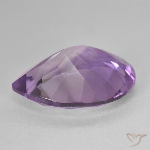 Amethyst Gemstone in 21.2 x 16.1 mm Size for Sale, Amethyst Stone in Medium Violet Color