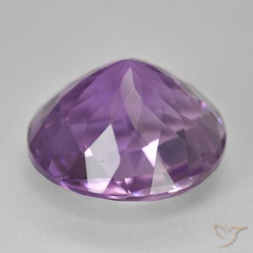 Amethyst Gemstone in 18 mm (calibrated) Size for Sale, Amethyst Stone in Medium Violet Color