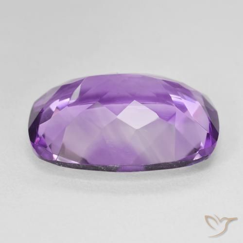 Amethyst Gemstone in 20 x 15 mm (calibrated) Size for Sale, Amethyst Stone in Medium Purplish Violet Color