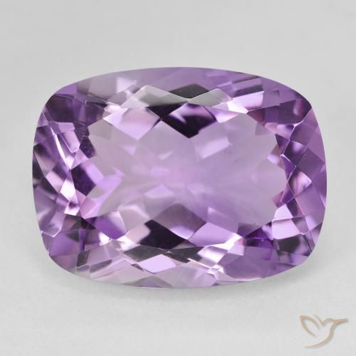 18.10ct Natural Purplish Violet Amethyst, Cushion, VVS