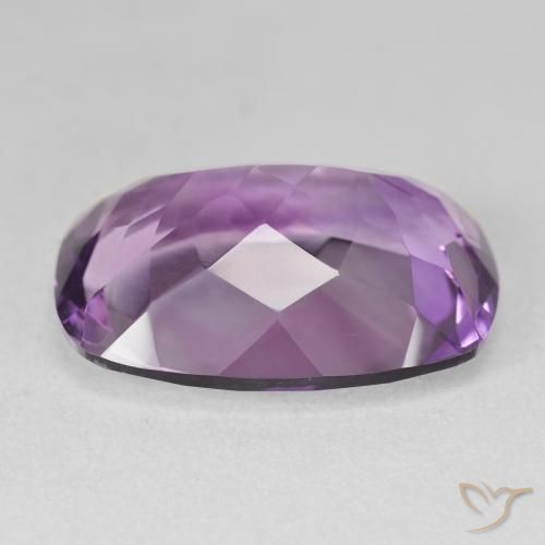 Amethyst Gemstone in 20 x 15 mm (calibrated) Size for Sale, Amethyst Stone in Light-Medium Violet Color