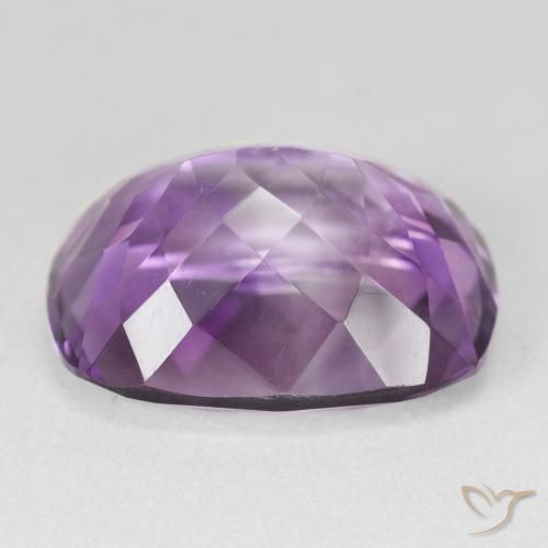 Amethyst Gemstone in 20 x 15 mm (calibrated) Size for Sale, Amethyst Stone in Light-Medium Violet Color