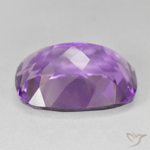 Amethyst Gemstone in 20 x 15 mm (calibrated) Size for Sale, Amethyst Stone in Intense Violet Color