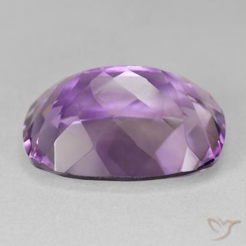 Amethyst Gemstone in 20 x 15 mm (calibrated) Size for Sale, Amethyst Stone in Light-Medium Violet Color