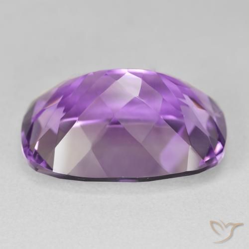 Amethyst Gemstone in 20 x 15 mm (calibrated) Size for Sale, Amethyst Stone in Medium Light-Violet Color