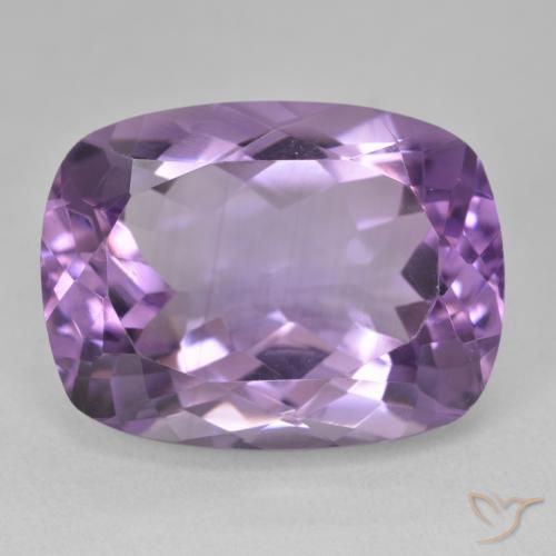 20.17ct Natural Eggplant Violet Amethyst, Cushion, VVS