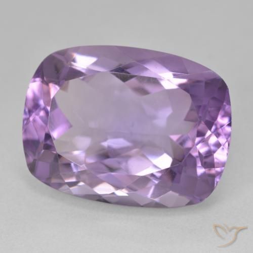 20.17 ct Violet Amethyst Stone, Natural Amethyst in Cushion-Cut Shape for Sale