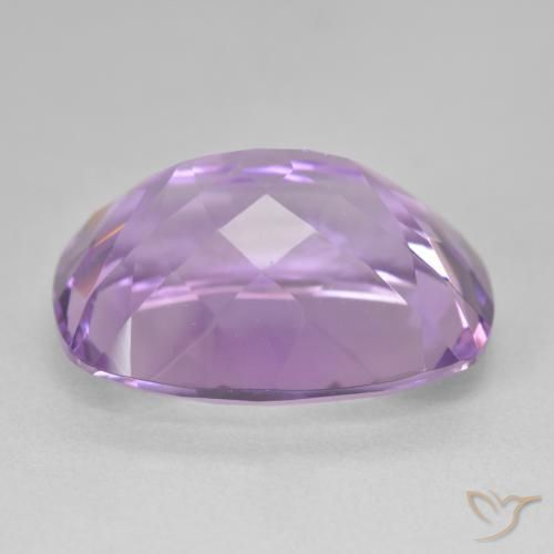 Amethyst Gemstone in 20 x 15 mm (calibrated) Size for Sale, Amethyst Stone in Light-Medium Violet Color