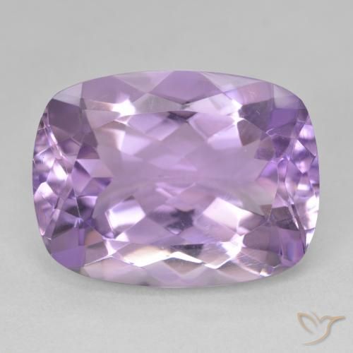 18.93ct Natural Medium Pink Violet Amethyst, Cushion, VVS