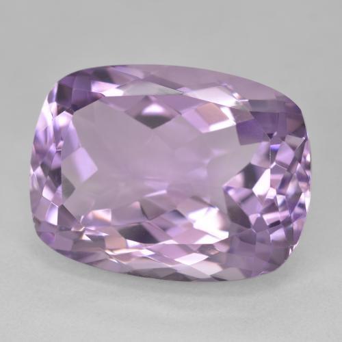 20.29 ct Violet Amethyst Stone, Natural Amethyst in Cushion-Cut Shape for Sale