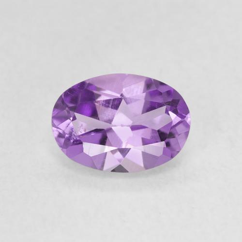 0.63ct Natural Pinkish Violet Amethyst, Oval, VS