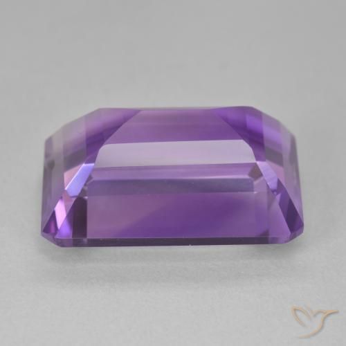 Amethyst Gemstone in 18 x 13 mm (calibrated) Size for Sale, Amethyst Stone in Medium Violet Color