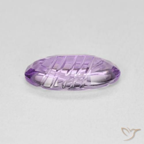 Amethyst Gemstone in 12.1 x 6.1 mm Size for Sale, Amethyst Stone in Medium Violet Color