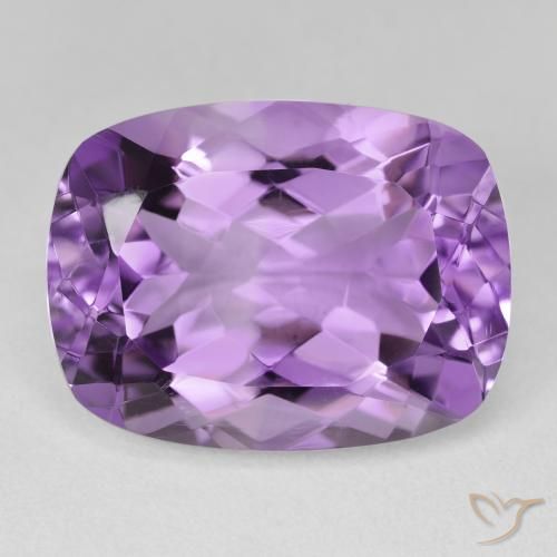 18.30ct Natural Medium Purplish Violet Amethyst, Cushion, VVS-VS