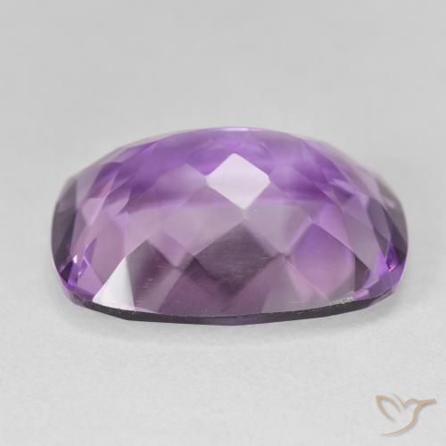 Amethyst Gemstone in 20 x 15 mm (calibrated) Size for Sale, Amethyst Stone in Light-Medium Violet Color