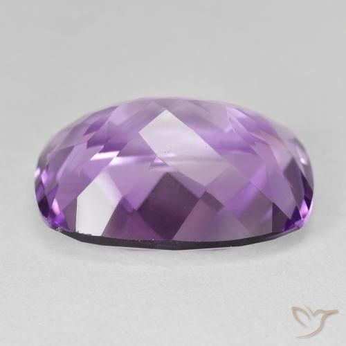 Amethyst Gemstone in 20 x 15 mm (calibrated) Size for Sale, Amethyst Stone in Light-Medium Violet Color