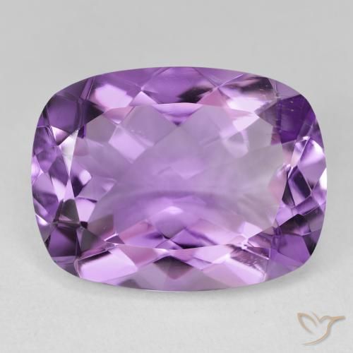 15.61ct Natural Medium Violet Amethyst, Cushion, VVS-VS