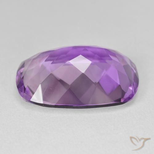 Amethyst Gemstone in 20 x 15 mm (calibrated) Size for Sale, Amethyst Stone in Medium Violet Color
