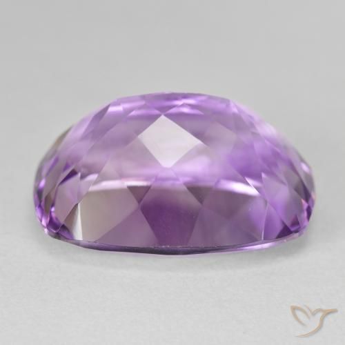 Amethyst Gemstone in 20 x 15 mm (calibrated) Size for Sale, Amethyst Stone in Light-Medium Violet Color