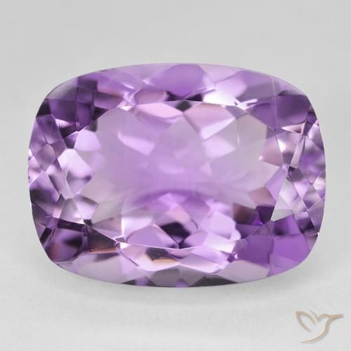 18.76ct Natural Medium Pink Violet Amethyst, Cushion, VS