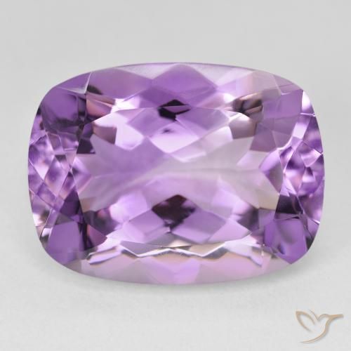 19.13ct Natural Pinkish Violet Amethyst, Cushion, VVS