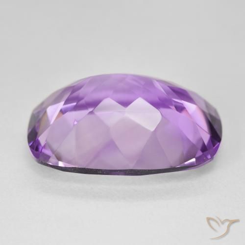 Amethyst Gemstone in 20 x 15 mm (calibrated) Size for Sale, Amethyst Stone in Light-Medium Violet Color