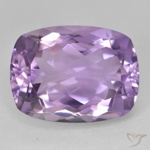 20.58ct Natural Medium Violet Amethyst, Cushion, VVS