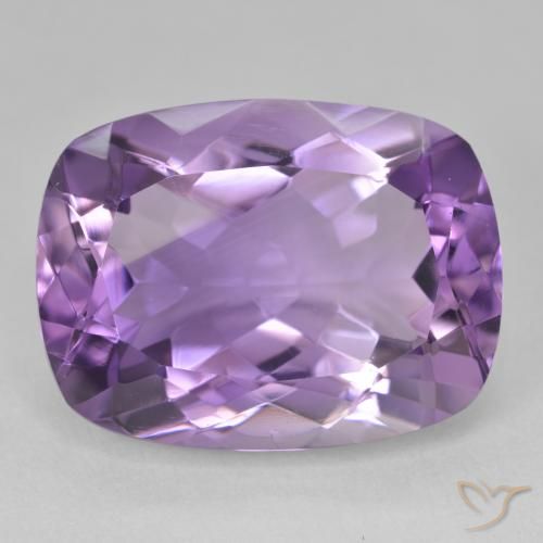 18.16ct Natural Medium Violet Amethyst, Cushion, VVS