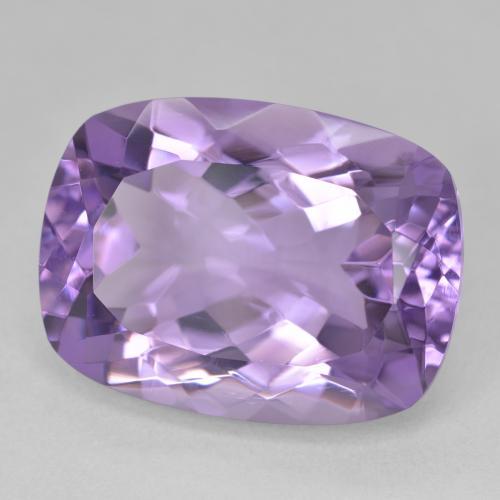 18.54 ct Violet Amethyst Stone, Natural Amethyst in Cushion-Cut Shape for Sale