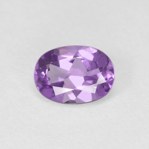 0.67ct Natural Purplish Violet Amethyst, Oval, VS