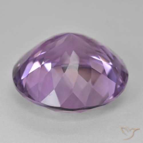 Amethyst Gemstone in 20 mm (calibrated) Size for Sale, Amethyst Stone in Medium Violet Color