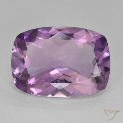 10.91ct Natural Medium Violet Amethyst, Cushion, VVS