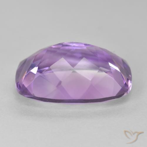 Amethyst Gemstone in 18 x 13 mm (calibrated) Size for Sale, Amethyst Stone in Medium Violet Color