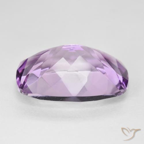 Amethyst Gemstone in 18 x 13 mm (calibrated) Size for Sale, Amethyst Stone in Medium Pink Violet Color