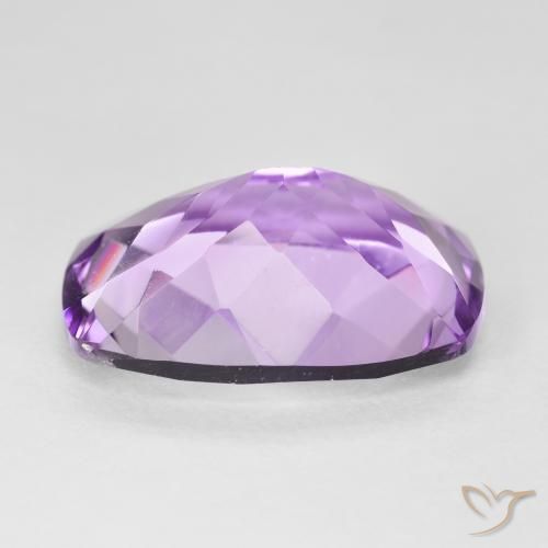 Amethyst Gemstone in 18 x 13 mm (calibrated) Size for Sale, Amethyst Stone in Pinkish Violet Color