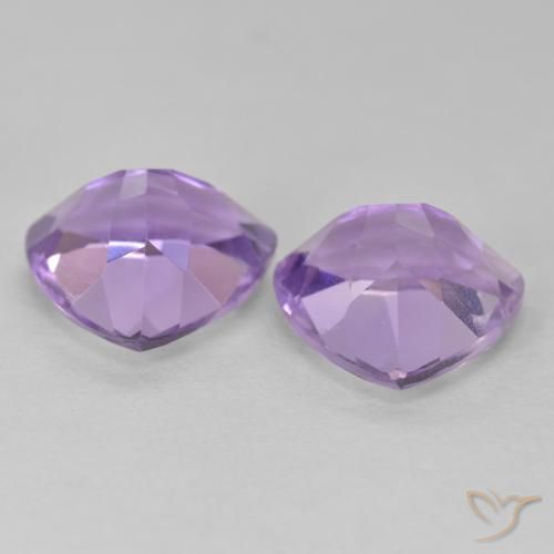Amethyst Gemstones in 10 x 10 mm (calibrated) Size for Sale, Amethyst Stones in Medium Violet Color