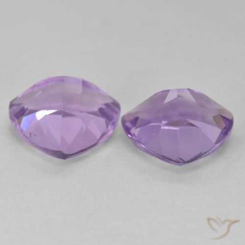 Amethyst Gemstones in 10 x 10 mm (calibrated) Size for Sale, Amethyst Stones in Medium Violet Color