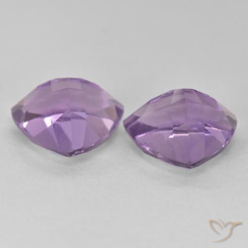 Amethyst Gemstones in 10 x 10 mm (calibrated) Size for Sale, Amethyst Stones in Medium Violet Color