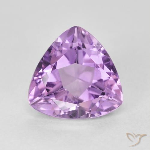 3.23ct Natural Pinkish Violet Amethyst, Trillion, VVS-VS