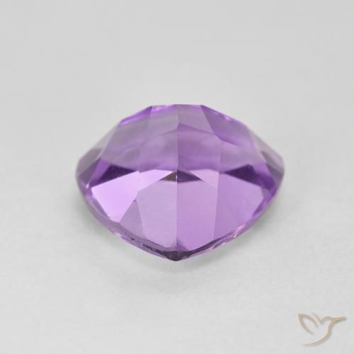 Amethyst Gemstone in 10 x 10 mm (calibrated) Size for Sale, Amethyst Stone in Medium Violet Color