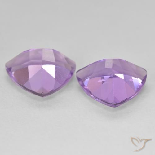 Amethyst Gemstones in 10 x 10 mm (calibrated) Size for Sale, Amethyst Stones in Medium Violet Color