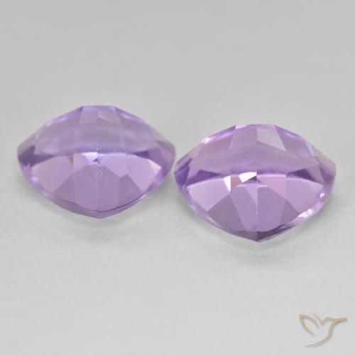 Amethyst Gemstones in 10 x 10 mm (calibrated) Size for Sale, Amethyst Stones in Deep Violet Color