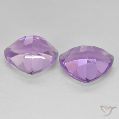 Amethyst Gemstones in 10 x 10 mm (calibrated) Size for Sale, Amethyst Stones in Medium Violet Color